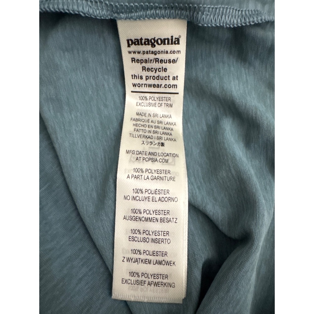 Patagonia Capilene Cool Daily Graphic Hoody Light Plume Grey Men's Large NWT - Picture 12 of 13